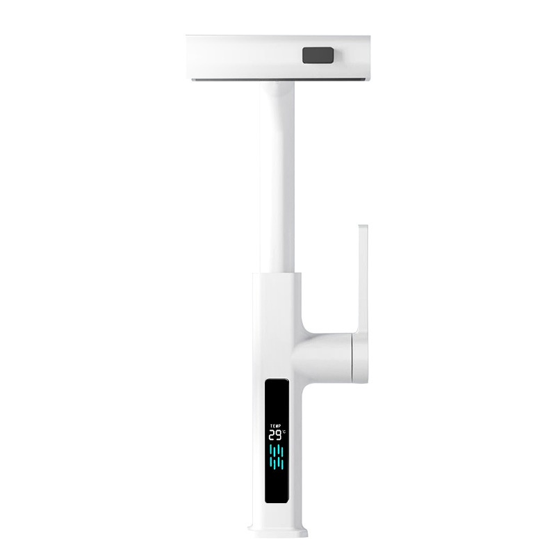 HYGESS Smart Digital Display Pull Out Three Spray Kitchen Faucet