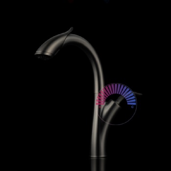 Modern Design Single Handle Pull Down Kitchen Faucet