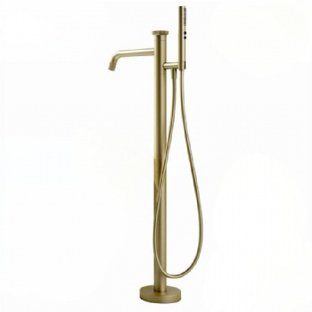 Freestanding Brass Tub Faucet With Hand Shower