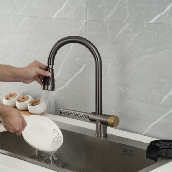 Kitchen Pull Down Stainless Steel Raindance Waterfall Faucet