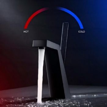 New Design Deck Mount Bathroom Basin Faucet Brass Single Handle Wash Basin Tap