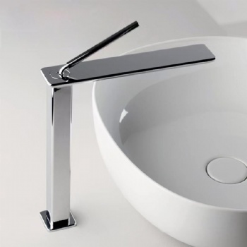 Single Lever Vessel Bathroom Sink Mixer Brass Basin Faucet