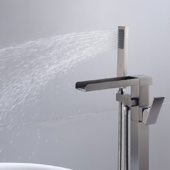 Modern Freestanding Single Handle Bathtub Faucet Tub Filler