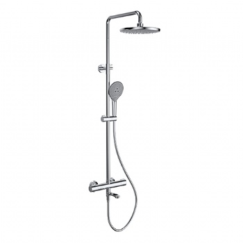 Thermostatic Rainfall Shower System with Tub Spout