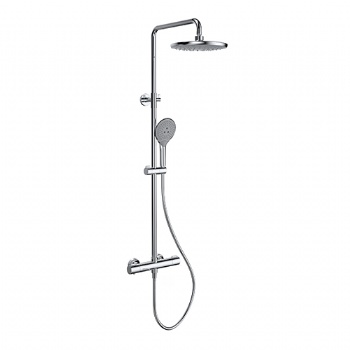 Thermostatic Rainfall Shower System with Tub Spout