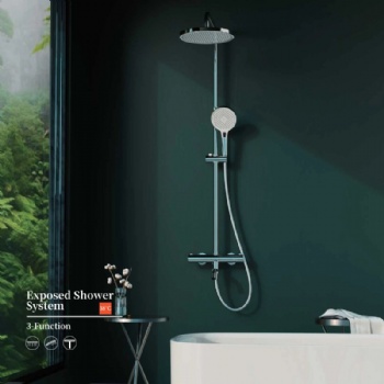 Solid Brass Thermostatic Rainfall Shower System