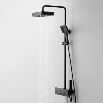 4-Function Piano Key Shower System with Spray Gun and Tub Spout