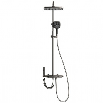 Digital Thermostatic Shower System With Handheld Shower and Bidet