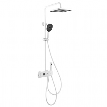 Piano Key Bathroom Rain Shower System With Handheld Shower and Bidet