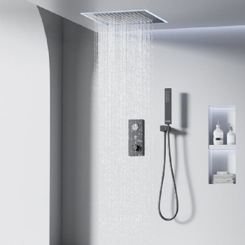 Concealed Bathroom Shower System Ceiling Mount Digital Shower Set