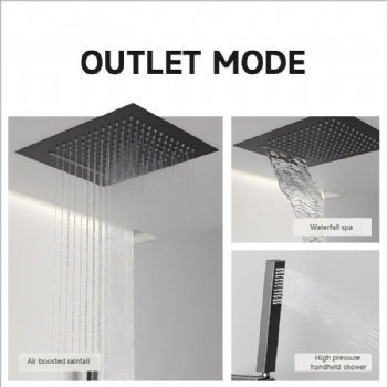Concealed Bathroom Shower System Ceiling Mount Digital Shower Set