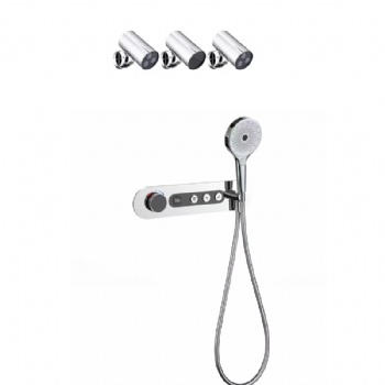 Digital Display Concealed Smart Rain Shower System