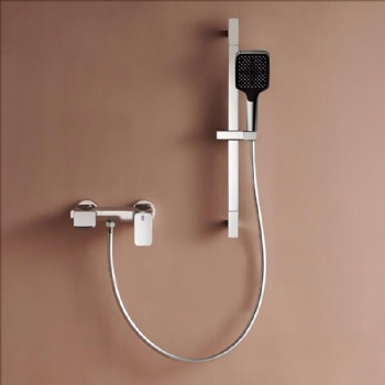 Digital Display Brass Slide Bar Bathtub Shower Mixer