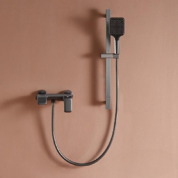 Digital Display Brass Slide Bar Bathtub Shower Mixer