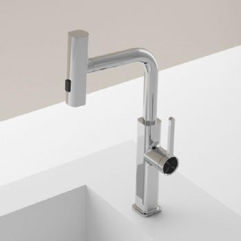 360 Degree Rotating Rainfall Pull Out Kitchen Faucet