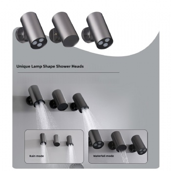 Digital Display Concealed Smart Rain Shower System