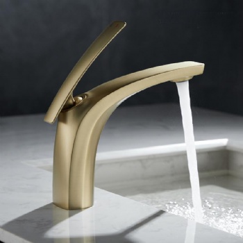 Single Handle Lavatory Faucet Brass Wholesale Vanity Mixer